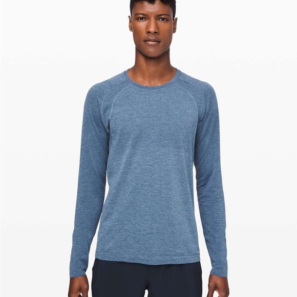lululemon athletica Other - Lululemon Blue Metal Vent Long Sleeve Shirt